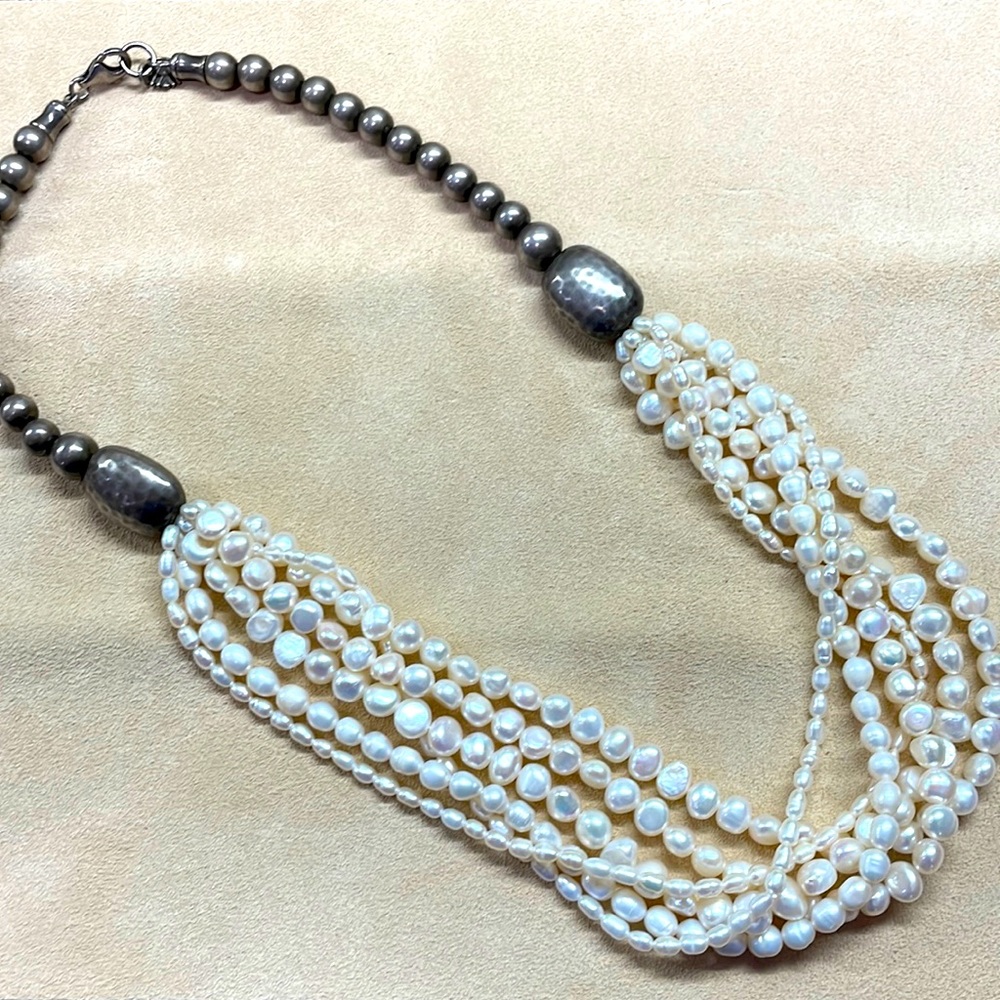 Silpada Pearl and Sterling Necklace - Gorgeous!